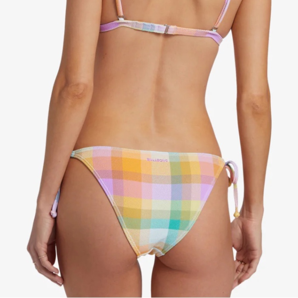 Billabong Warm Waves Tie Side Tropic Bikini Swim Bottoms Multi Color Large / 12